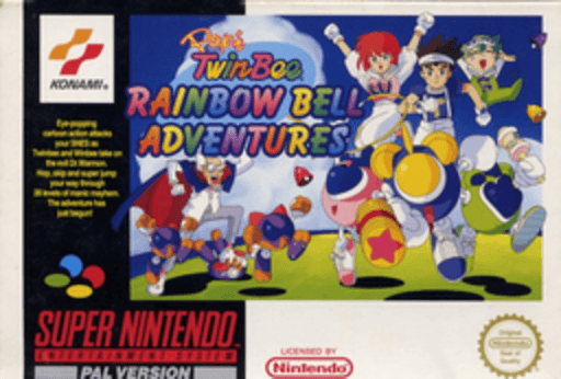 TwinBee: Rainbow Bell Adventure box art for Super Famicom